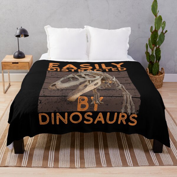 Item preview, Easily Distracted By Dinosaurs - Dinosaurs Are Awesome - A Great Design For Gifts For Dinosaur Enthusiasts designed and sold by crazycollective.