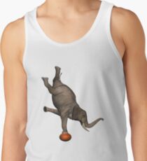Erstaunlicher balancierender Elefant Tanktop für Männer