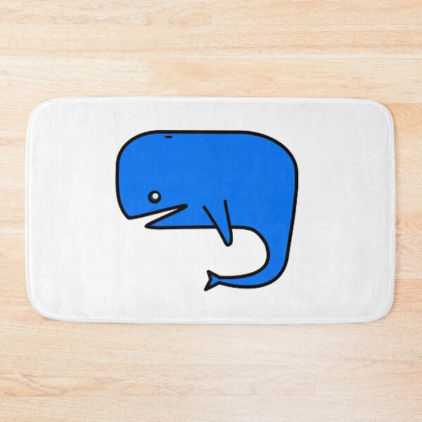 Item preview, Blue Whale, marine mammal, cartoon whale, blow hole, Moby Dick, Sperm Whale, Whale, friendly whale designed and sold by Nostrathomas66.