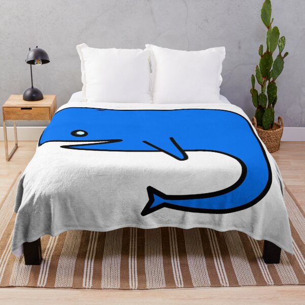 Item preview, Blue Whale, marine mammal, cartoon whale, blow hole, Moby Dick, Sperm Whale, Whale, friendly whale designed and sold by Nostrathomas66.