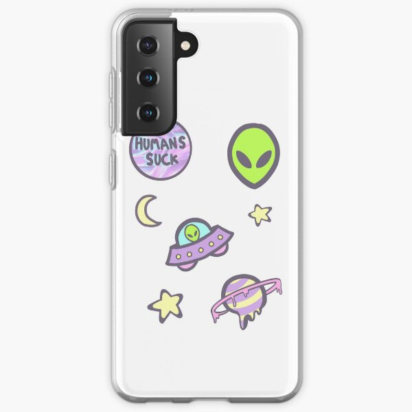 out of this world sticker set Samsung Galaxy Soft Case