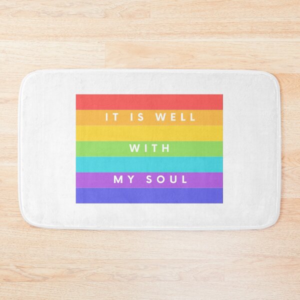 Item preview, LGBTQ "It Is Well With My Soul" Hymn Lyrics designed and sold by LoveFromMI.