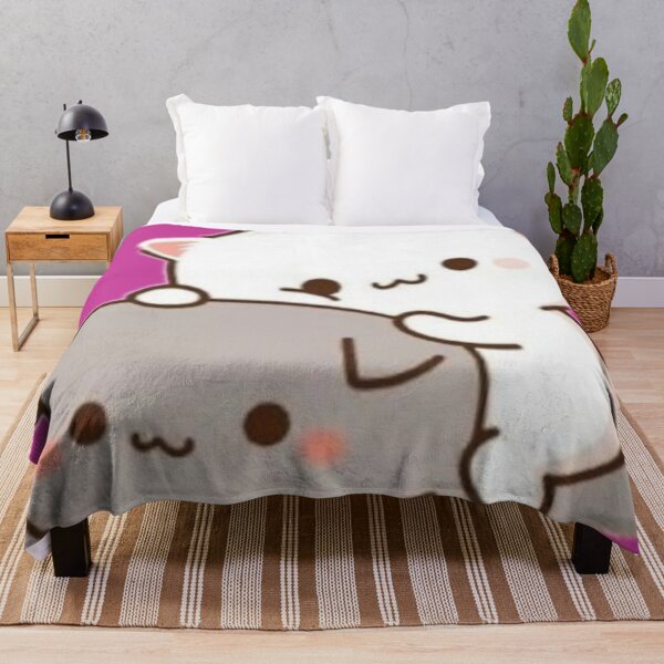 Item preview, two cats, white sitting on gray, playing next to a red heart designed and sold by filon19931.