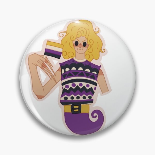 Item preview, Magnus Archives Michael Shelley, Michael Distortion, nonbinary flag designed and sold by 8circlesofhell.