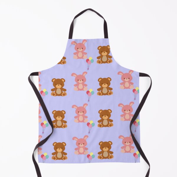 Item preview, Bunny and Teddy Bear Pattern designed and sold by Poetic Patterns Studio.