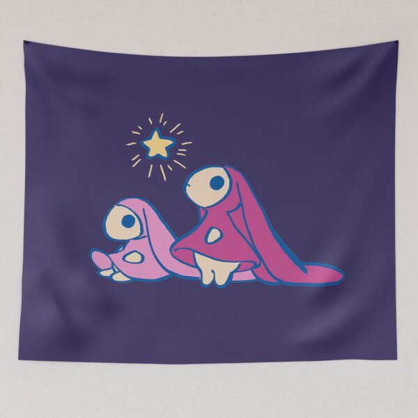 Item preview, I draw chobits anata and atashi with star / a city with no people pink pastel rabbits designed and sold by RansRoom.