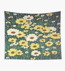 Field of daisies Wall Tapestry