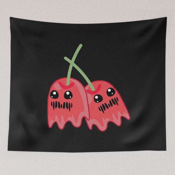 Item preview, Kawaii Pink Cherry Ghost Cherries Manga Halloween Gift designed and sold by TheAplus.