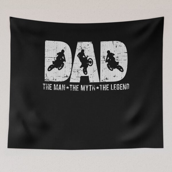 Item preview, Motocross Dad the Man the Myth the Legend designed and sold by starider.