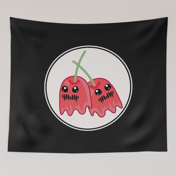 Item preview, Kawaii Pink Cherry Ghost Cherries Manga Halloween Gift designed and sold by TheAplus.