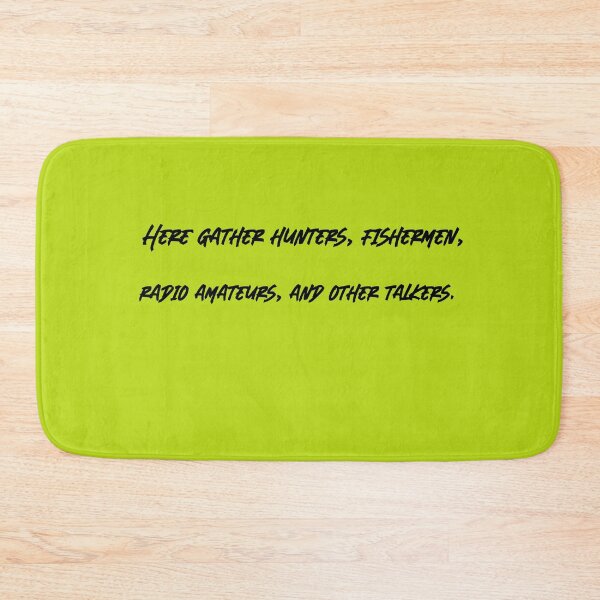 Item preview, Here gather hunters, fishermen, radio amateurs and other talkers designed and sold by creativeknow.