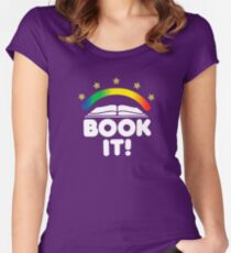 BOOK IT BADGE Women's Fitted Scoop T-Shirt
