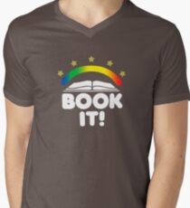 BOOK IT BADGE Men's V-Neck T-Shirt