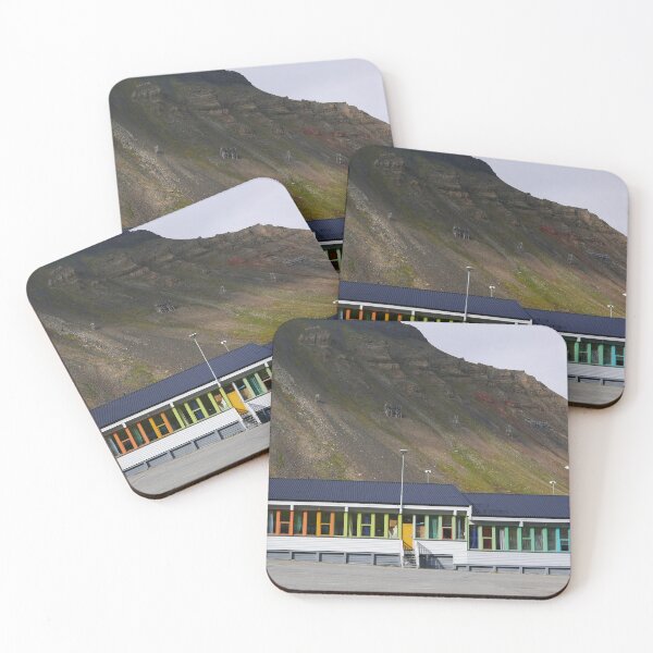 Item preview, Colourful School in Longyearbyen, Svalbard, the Arctic designed and sold by Melodie Maker art.