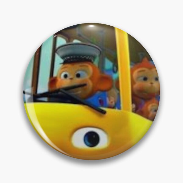 Item preview, yellow bus with eyes and a smile carries monkeys designed and sold by filon19931.