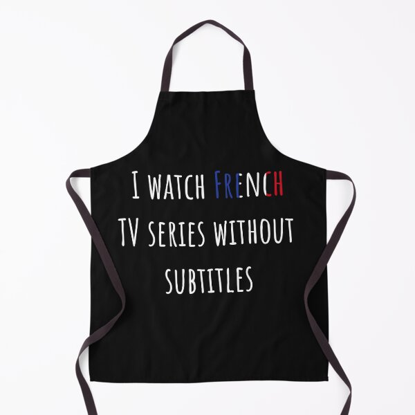 Item preview, I watch French TV series without subtitles designed and sold by AnnaRuz.