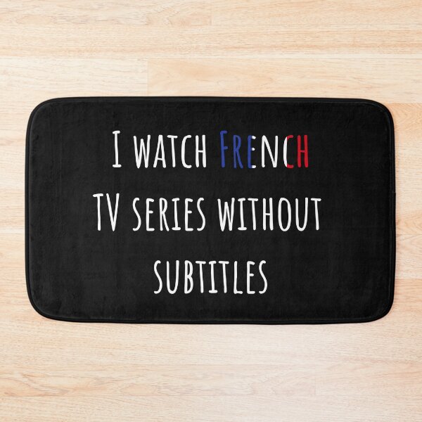 Item preview, I watch French TV series without subtitles designed and sold by AnnaRuz.