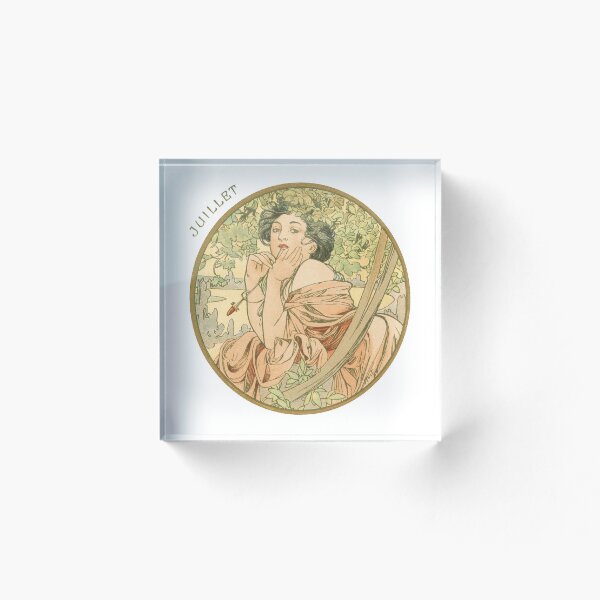 Artikelvorschau, Juli - Jugendstil - Alphonse Mucha - Vintage Art entworfen und verkauft von RickE.