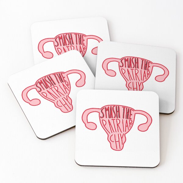 Item preview, Smash the patriarchy uterus feminism feminst sticker designed and sold by lucomini.