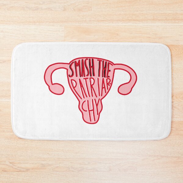 Item preview, Smash the patriarchy uterus feminism feminst sticker designed and sold by lucomini.