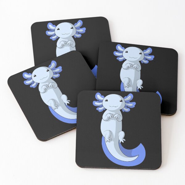 Item preview, Blue Axolotl | Cute Anime Axolotl Illustration designed and sold by ProdbyNiECO.