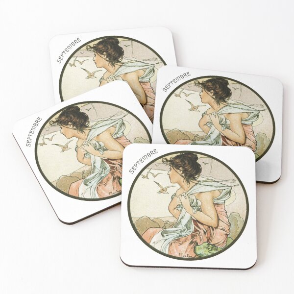 Item preview, September - Alphonse Mucha - Art Nouveau designed and sold by RickE.