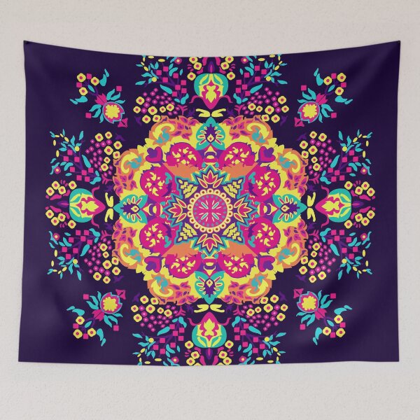 Item preview, Neon tribal Mandala designed and sold by Yanwun.