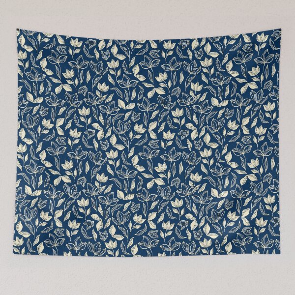 Item preview, Delicate Leaves Blue designed and sold by Maria Heyens.