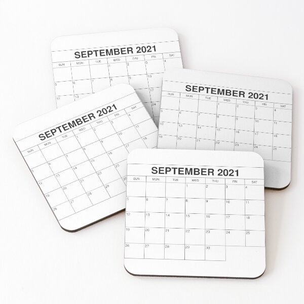 Item preview, September 2021 custom calendar for journaling designed and sold by devonnn.