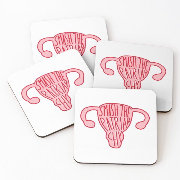 Item preview, Smash the patriarchy uterus feminism feminst sticker designed and sold by lucomini.