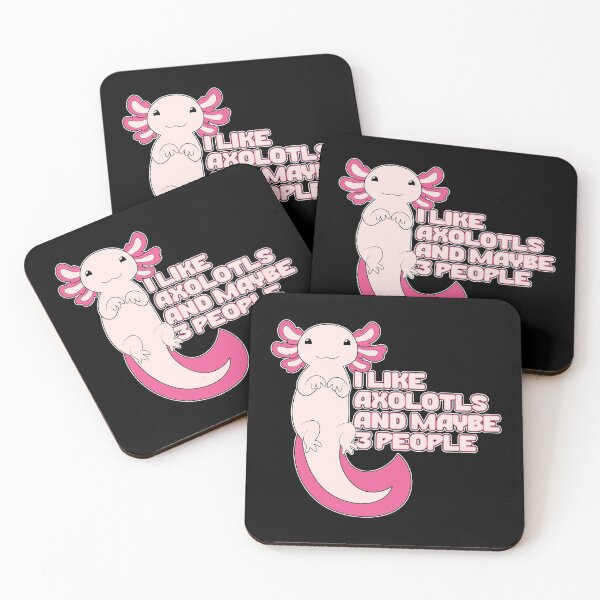 Item preview, Cute Axolotl | I like Axolotls and maybe 3 People designed and sold by ProdbyNiECO.