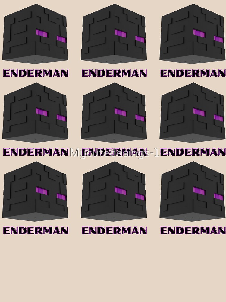 Minecraft Enderman Face Standard Playing Card Deck