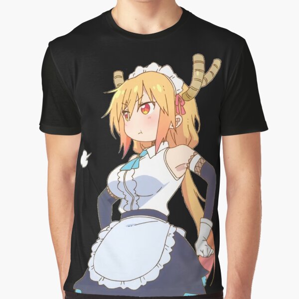 T-shirt Clothing Hair Facial Expression Anime Human - Tohru Dragon