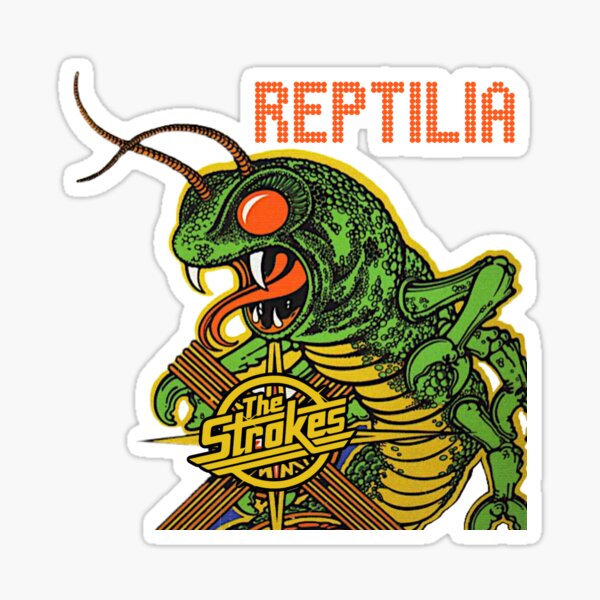 Reptilia Strokes Sticker
