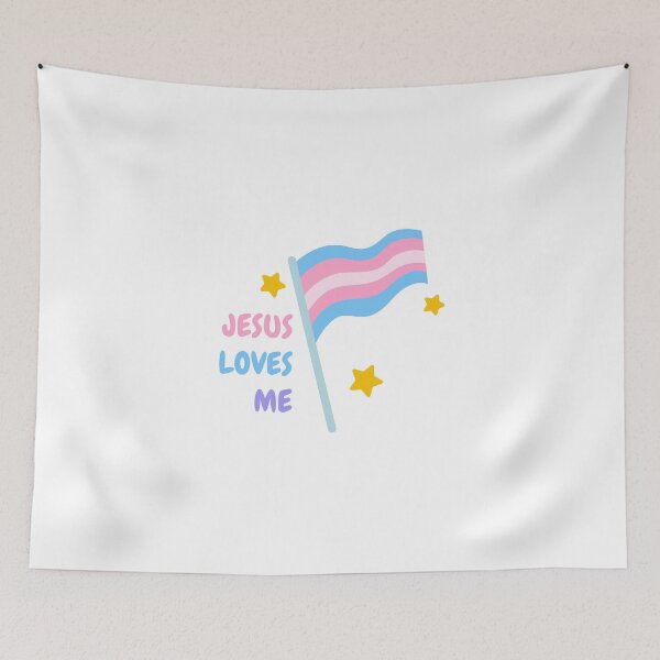 Item preview, LGBTQ Trans "Jesus Loves Me" Song designed and sold by LoveFromMI.