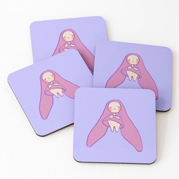 Item preview, I draw chobits atashi with star / a city with no people pink pastel rabbit designed and sold by RansRoom.