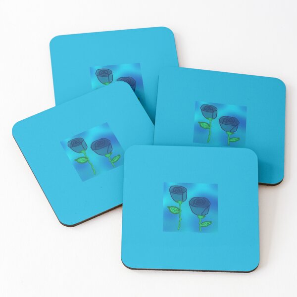 Item preview, Small blue roses designed and sold by ScarletPanda.