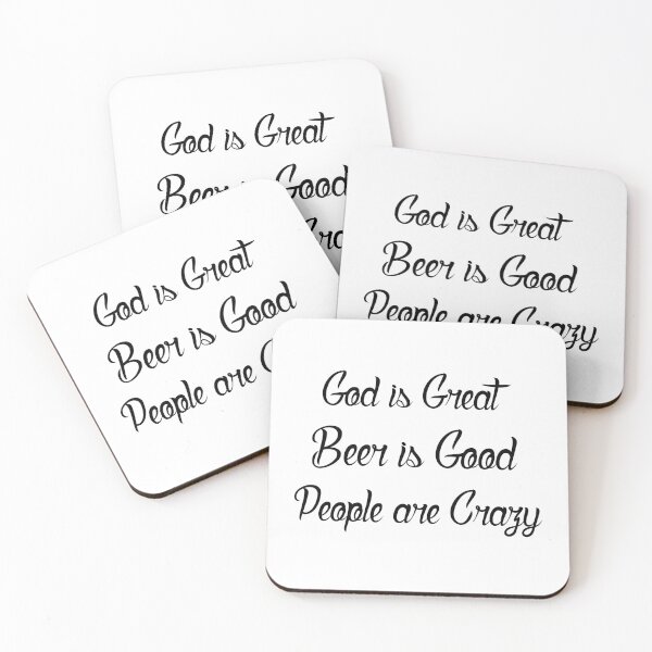 Item preview, God is good Beer is good designed and sold by CharisCreatives.