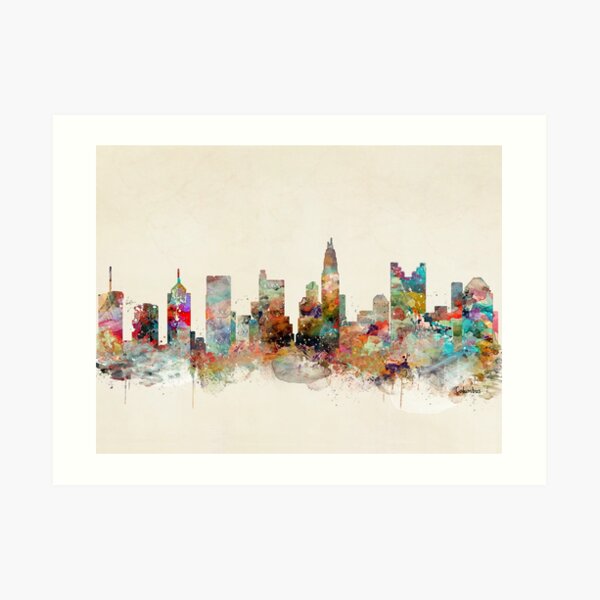 columbus ohio skyline Art Print