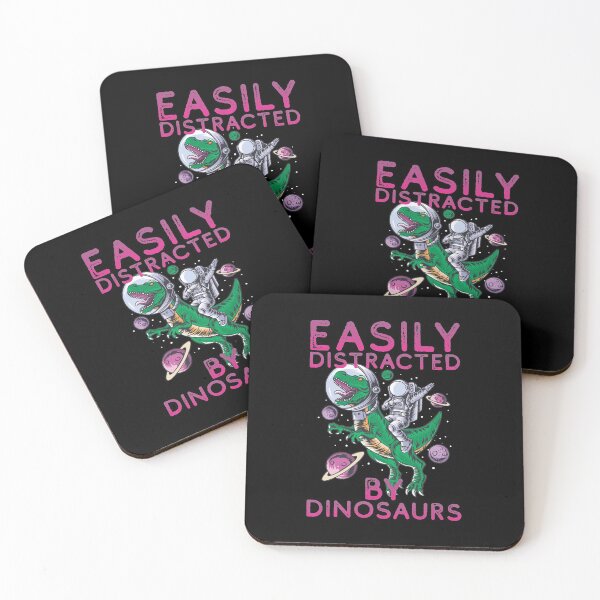 Item preview, Easily Distracted By Space - Dinosaurs Are Awesome - Easily Distracted By Dinosaurs -Astronaut - A Great Design For gifts For Space Enthusiasts designed and sold by crazycollective.