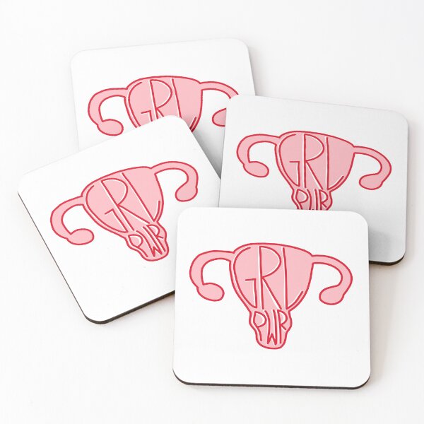 Item preview, Uterus Girl Power feminism feminst sticker designed and sold by lucomini.