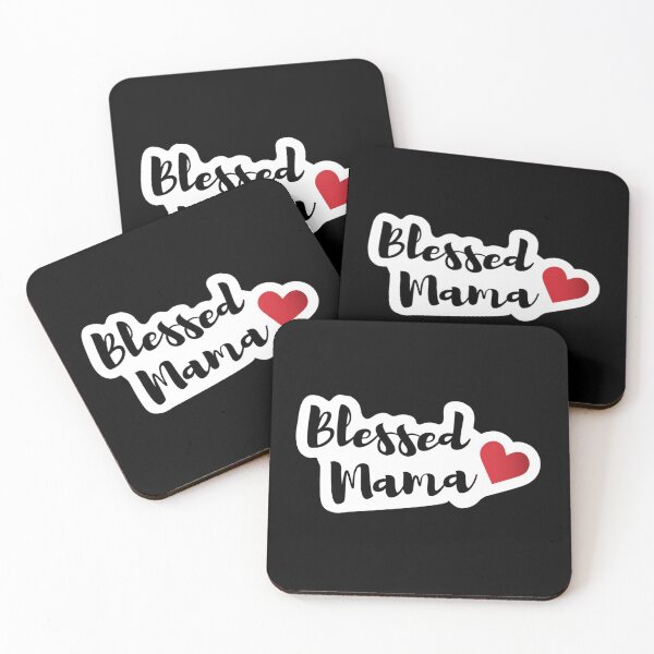 Artikelvorschau, Gesegnete Mama Sticker und T-Shirt entworfen und verkauft von JustMindBlowing.