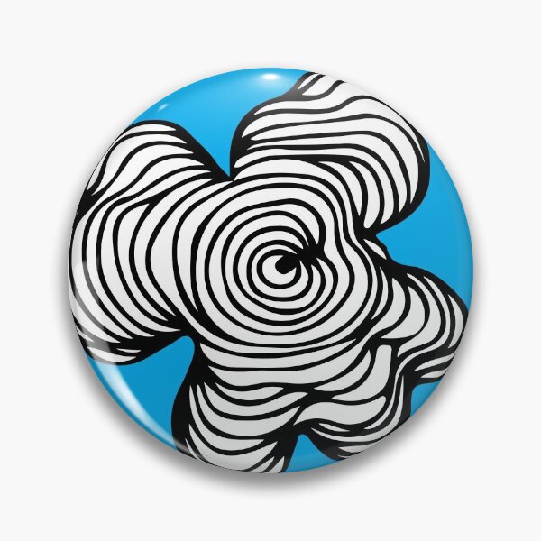 Artikelvorschau, Baumringe: Schwarz-Weiß-Topografie-Kontur-Linien-Kunst-Grafik-Holz-Muster entworfen und verkauft von Ciara Shortall.