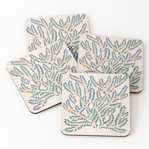 Item preview, Tree of Life – Teal & Peach  designed and sold by Cat Coquillette.