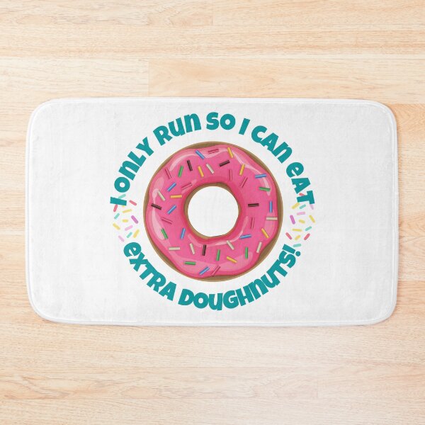Item preview, I Only Run So I Can Eat Extra Doughnuts- Demotivation for Runners designed and sold by LoveFromMI.