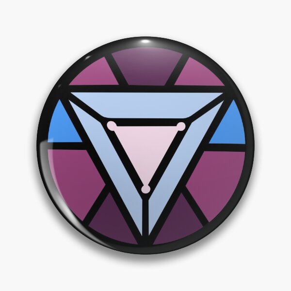 Item preview, pride arc reactor #22 - gender-nonconforming pride designed and sold by Hatter & Hare Co..