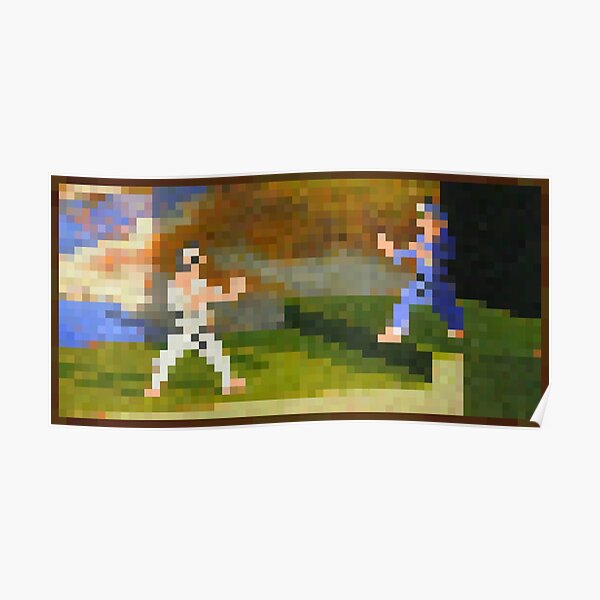 Minecraft Painting Fighters Poster