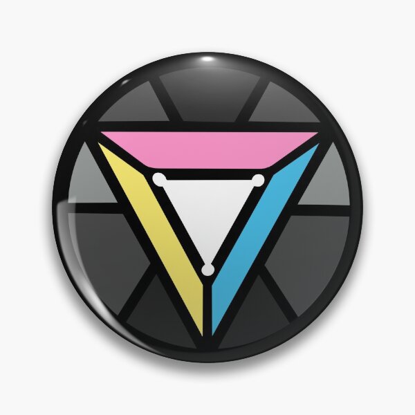 Item preview, pride arc reactor #23 - polygender pride designed and sold by Hatter & Hare Co..