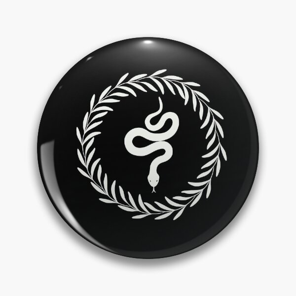 Item preview, white snake with fern border with timeless designed and sold by joshcwa.
