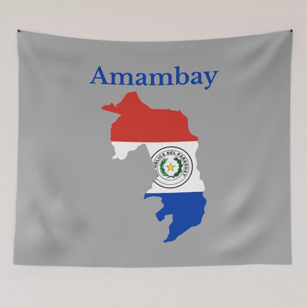 Item preview, Amambay Department Map design, Paraguay designed and sold by marosharaf.